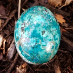 Chrysocolla crystals in Naples FL at Altered Elements Store