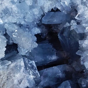 Celestite crystal in Naples FL at Altered Elements Store